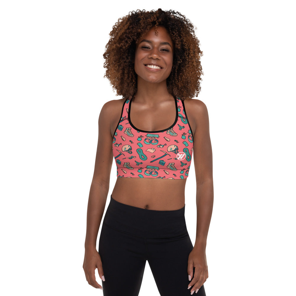 Hiker Trash Padded Sports Bra – TRVRS Creative