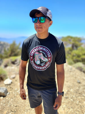 Outdoor t-shirt overcommitted Underprepared TRVRS