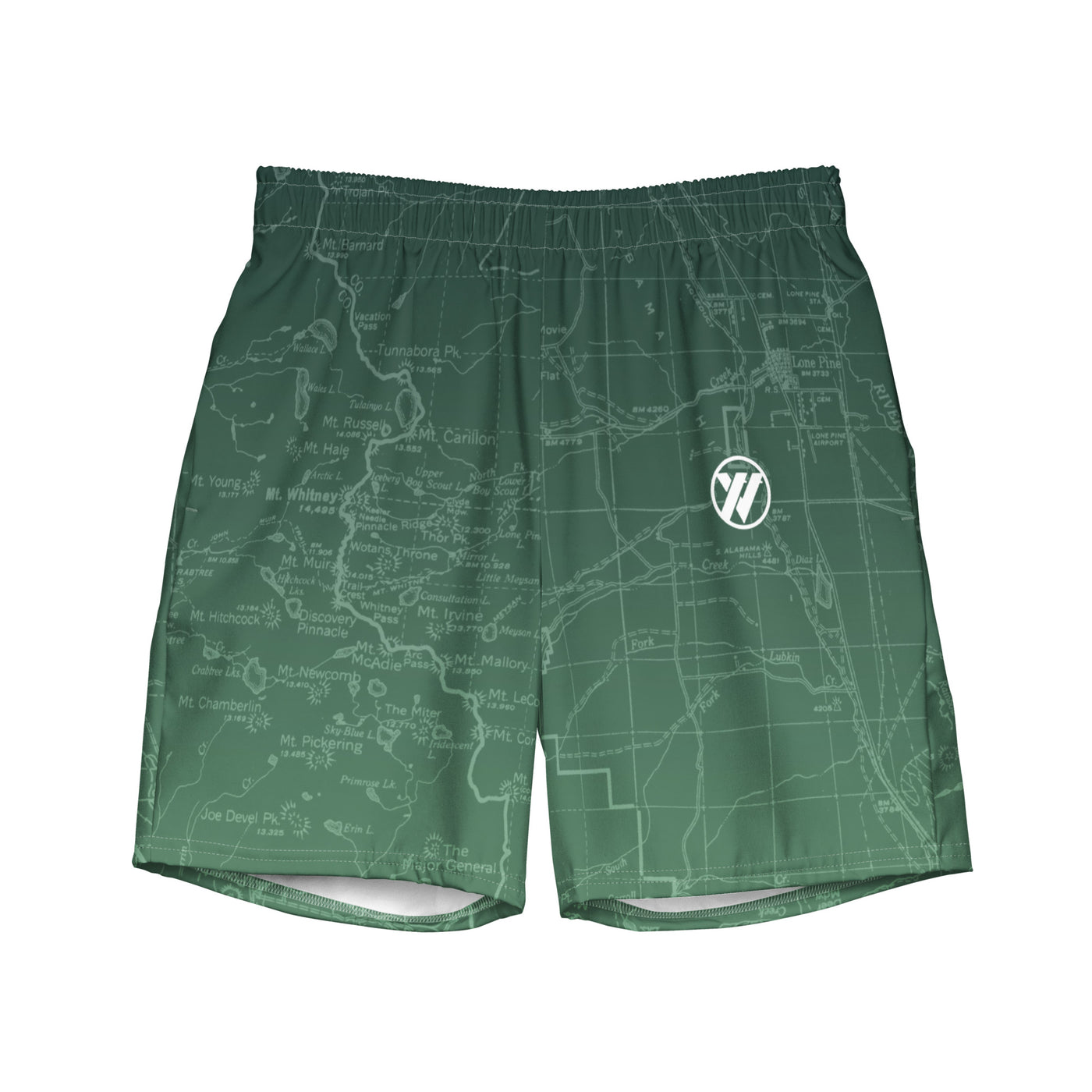Sierra Nevada Map Men's Recycled Shorts