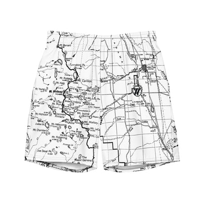 Sierra Nevada Map Men's Recycled Shorts