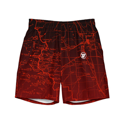 Sierra Nevada Map Men's Recycled Shorts