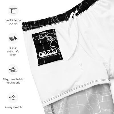 Sierra Nevada Map Men's Recycled Shorts