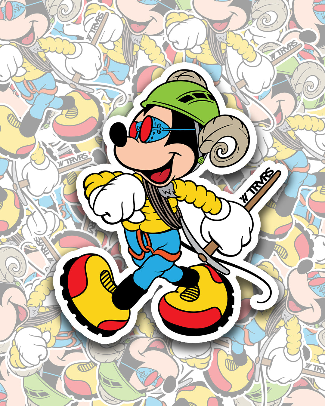 Mickey Mountaineer Sticker