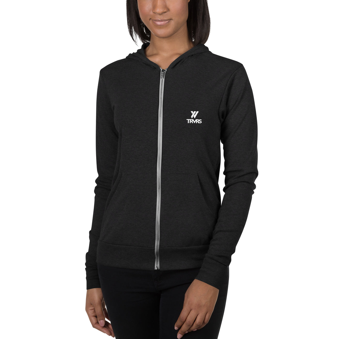 TRVRS Insigna-slogan Hooded Zip-up