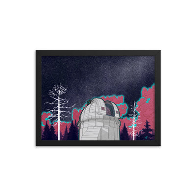 "New Astronomy" Framed Poster - Mount Wilson Observatory