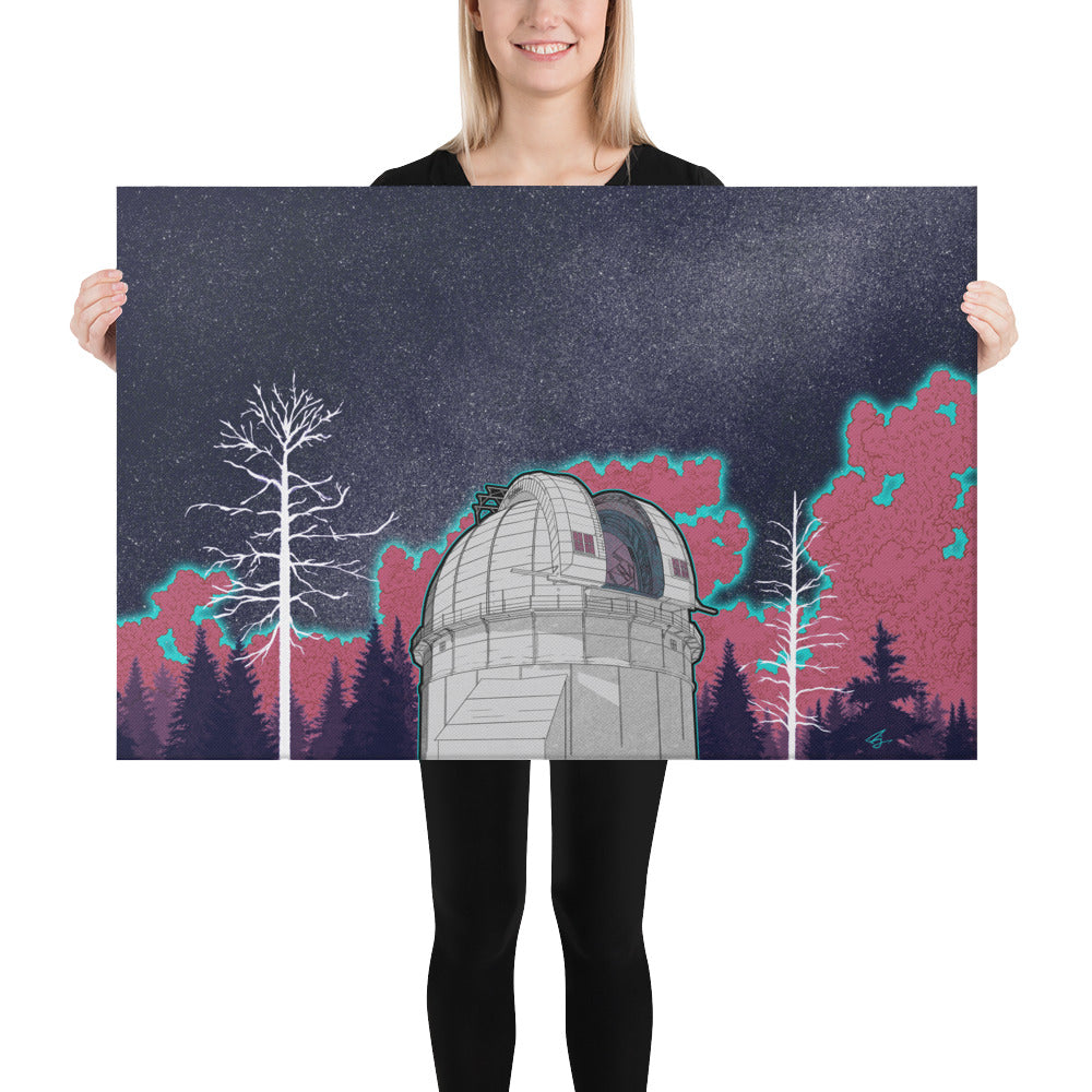 "New Astronomy" Canvas - Mount Wilson Observatory