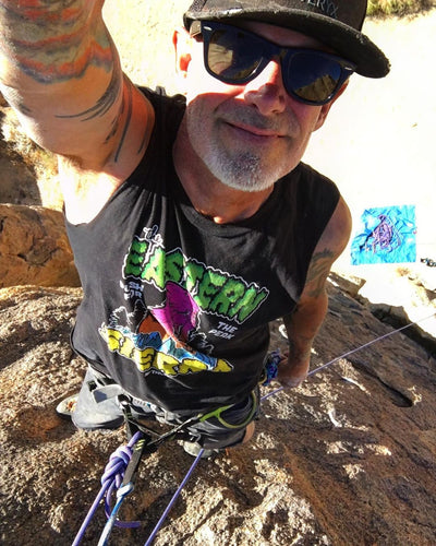 Johnny B. - Eastern Sierra Marmot Short Sleeve Tee - BLACK | TRVRS APPAREL Sierra NEvada Mountains 