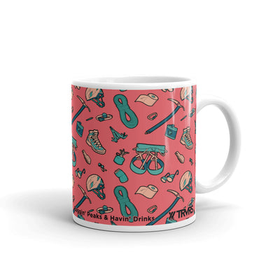 Mount Whitney Map Coffee Mug - Hiker Trash (11oz) | TRVRS Apparel