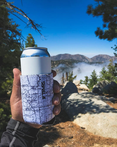 Beer Hike Chill (is it Ivan or Max) Beer Koozie, Mount Waterman TRVRS Outdoors  San Gabriel Mountains Angeles National Forest Hiking Trail Running Mountaineering