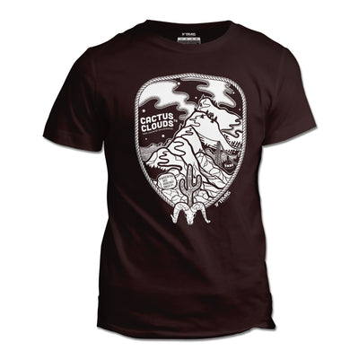 Cactus to Clouds Short Sleeve Tee -  oxblood black  | TRVRS Apparel San Jacinto Mountains Wilderness HIking Backpacking Mountaineering Trail running