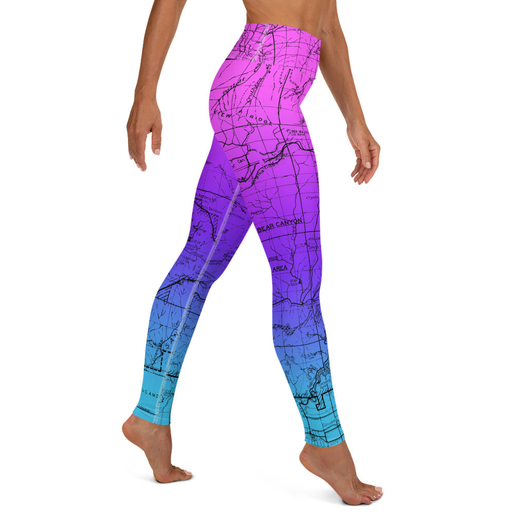 Sierra Nevada Map Women's Leggings