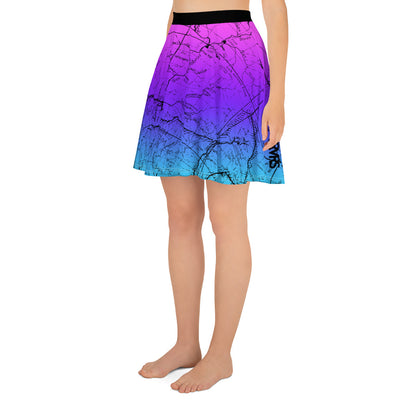 Cotton Candy, San Gabriel Map - All Over Print Hiking Skirt | TRVRS Outdoors Hiker Clothing, Trail Running Apparel