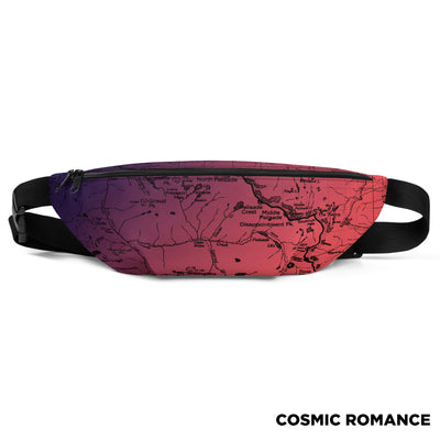 Sierra Nevada Map Hip Pack- Cosmic Romance