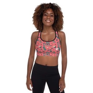Hiker Trash Padded Sports Bra - front | TRVRS Outdoors hiking, trail running clothing, mountaineering apparel