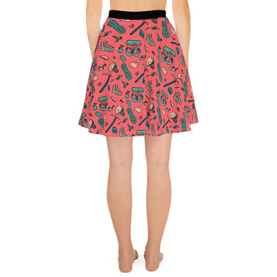 Hiker Trash Pattern - All Over Print Hiking Skirt | TRVRS Outdoors Trail Running Apparel, Hiking Clothing