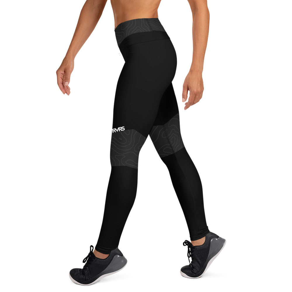 Topo Map Women's Yoga Leggings
