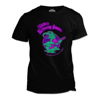 Little Jimmy Jam Tee - BLACK | TRVRS Outdoors (Angeles National Forest, San Gabriel Mountain Range)