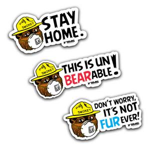 Limited Edition Quarantine Smokey Sticker Combo Pack