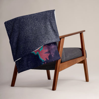 Folded Over Chair- Mount Wilson Observatory Throw blanket
