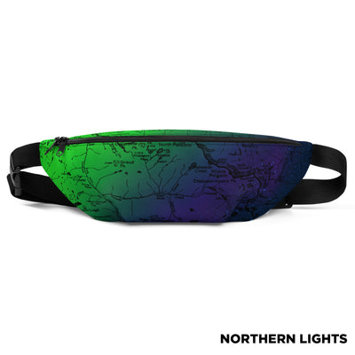 Sierra Nevada Map Hip Pack- Northern Lights
