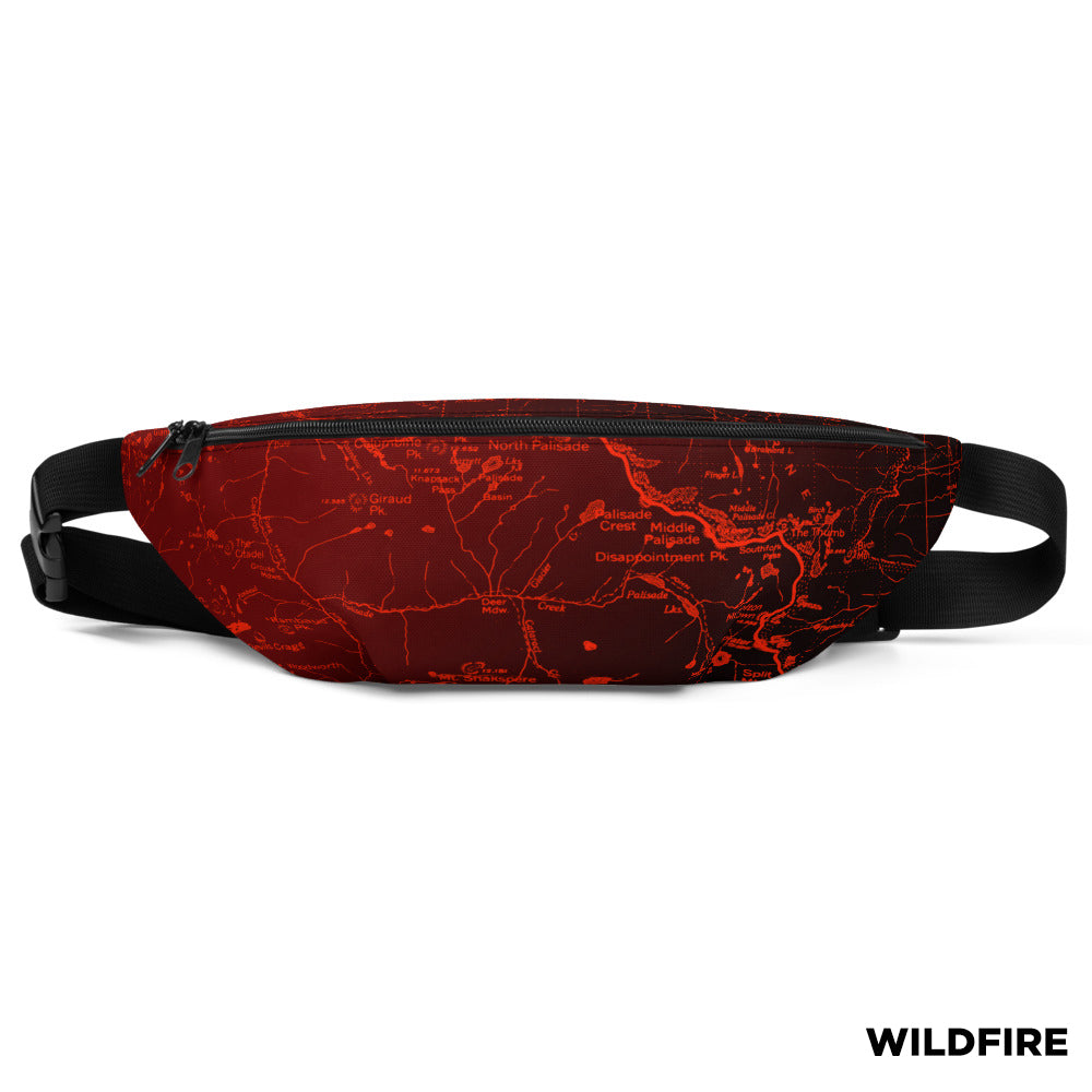 Sierra Nevada Map Hip Pack- Wildfire