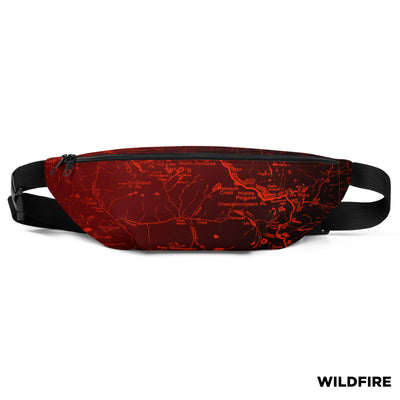 Sierra Nevada Map Hip Pack- Wildfire