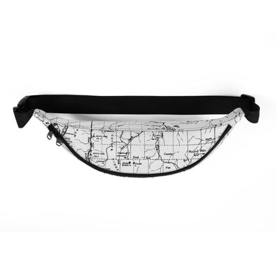Sierra Nevada Map Hip Pack- Top