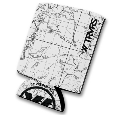 Angeles National Forest Map Beer Koozie