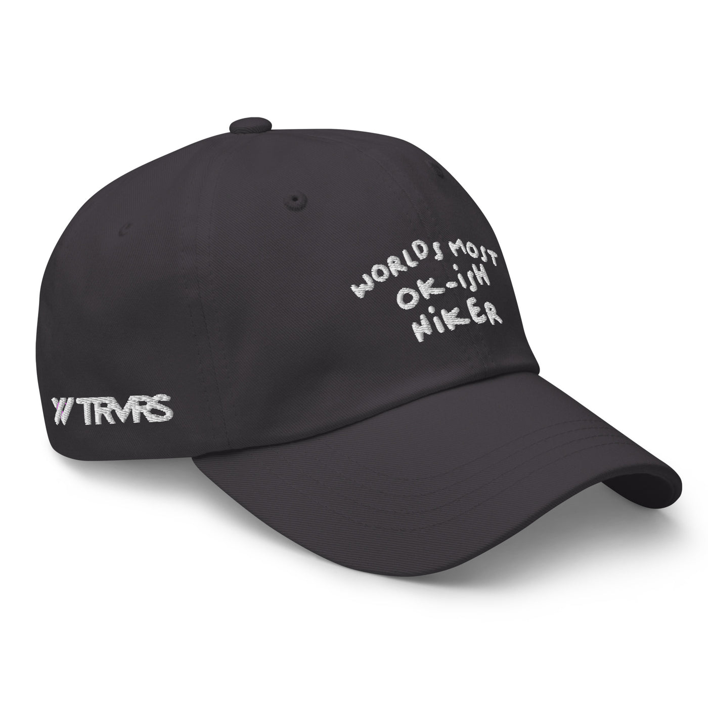Grey- Worlds Most OK-ish Hiker Dad Cap