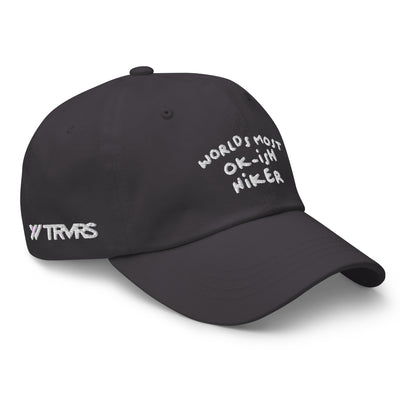 Grey- Worlds Most OK-ish Hiker Dad Cap