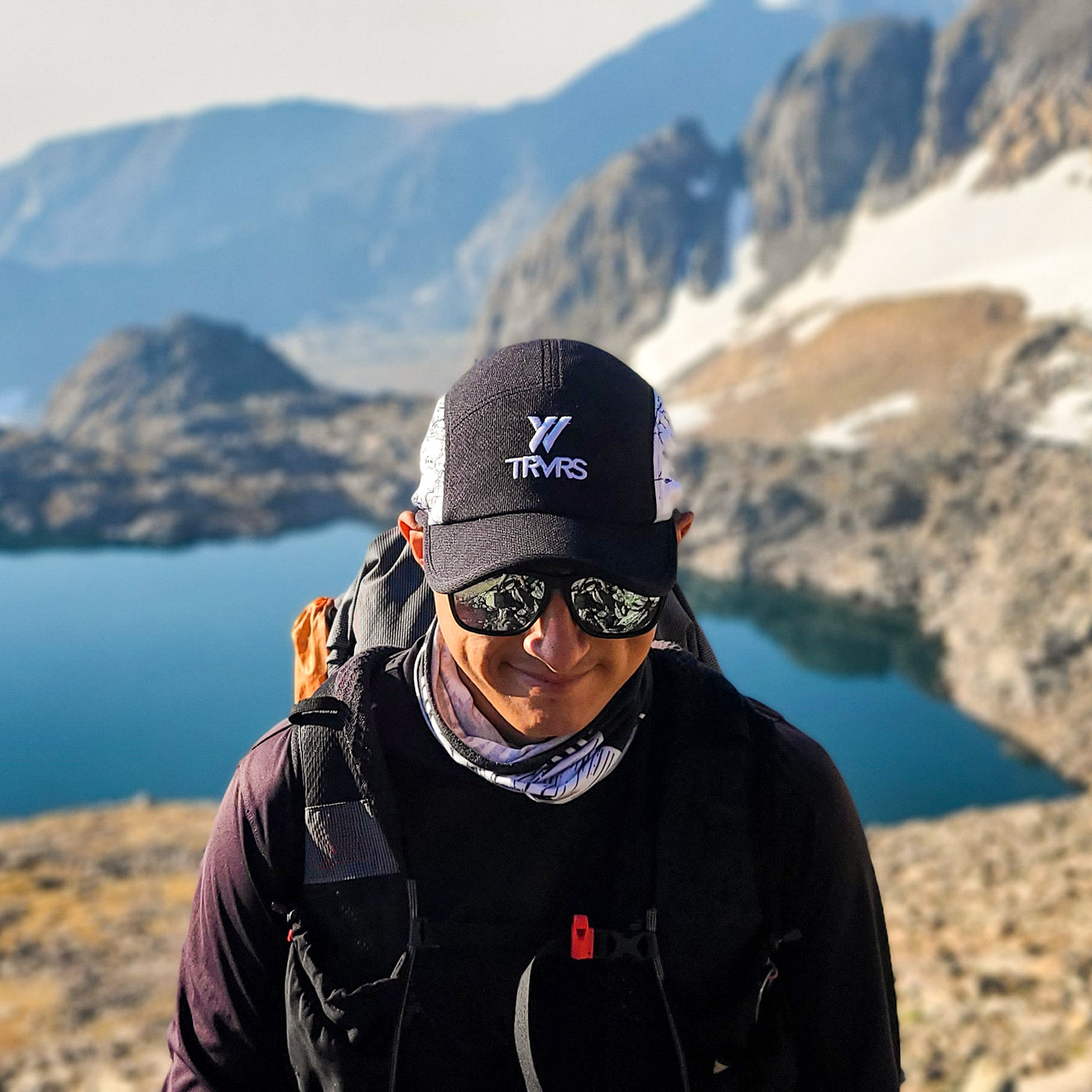 Sierra Nevada Map 5 Panel Running Cap