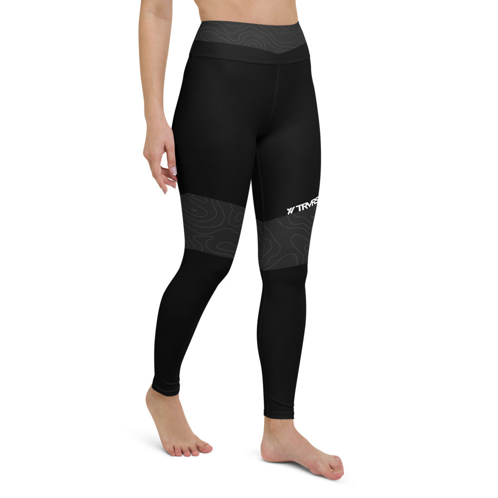 Topo Map Women's Yoga Leggings