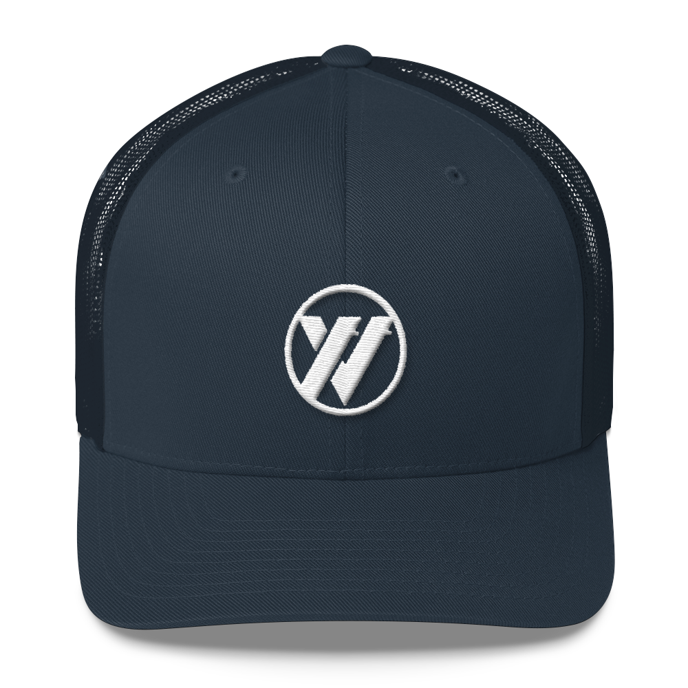TRVRS Insignia Trucker Cap - NAVY | TRVRS APPAREL