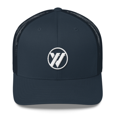 TRVRS Insignia Trucker Cap - NAVY | TRVRS APPAREL