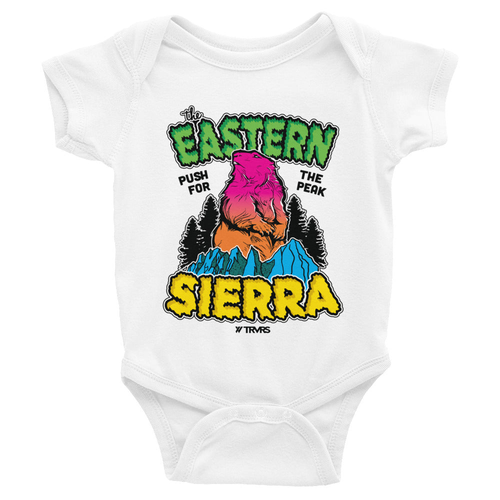 Eastern Sierra Marmot Infant Body Suit - WHITE | TRVRS APPAREL