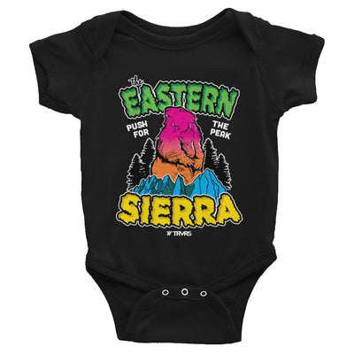 Eastern Sierra Marmot Infant Body Suit - BLACK | TRVRS APPAREL