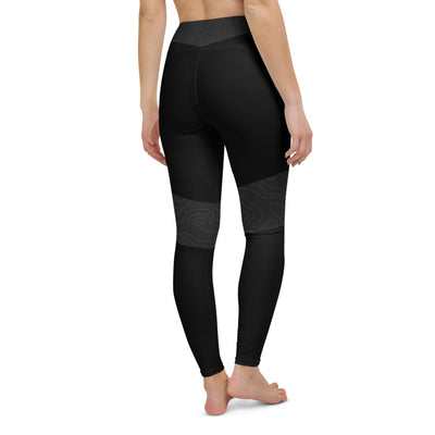 Topo Map Women's Yoga Leggings