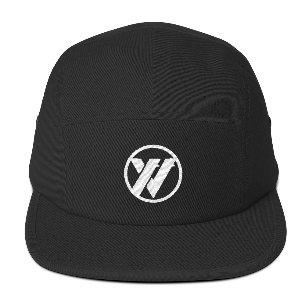 TRVRS Insignia 5 panel Cap - BLACK | TRVRS APPAREL