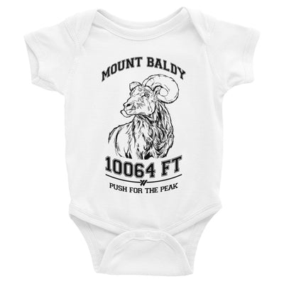 Mt. Baldy Big Horn Infant Body Suit - WHITE | TRVRS APPAREL