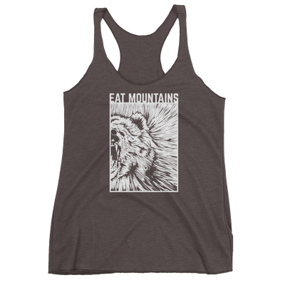 Eat Mountains Women's Racerback Triblend Tank - MACCHIATO | TRVRS APPAREL