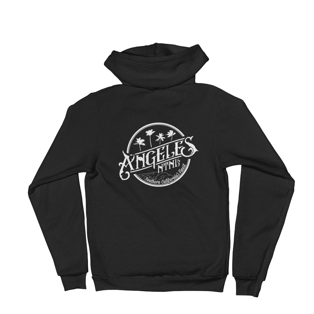 Angeles Nationals Logotype Hoodie (back) - BLACK | TRVRS APPAREL