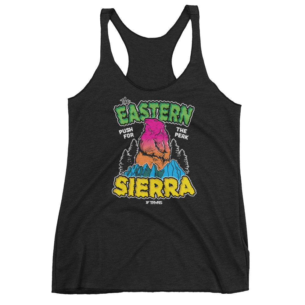 Eastern Sierra Marmot Women's Triblend Racerback Tank - VINTAGE BLACK | TRVRS APPAREL