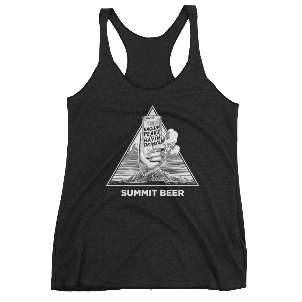 Summit Beer Women's Triblend Tank Top - BLACK | TRVRS APPAREL