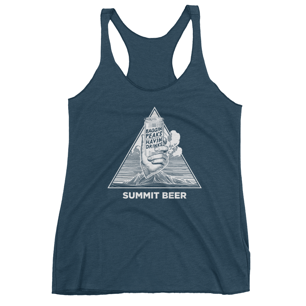 Summit Beer Women's Triblend Tank Top - INDIGO | TRVRS APPAREL