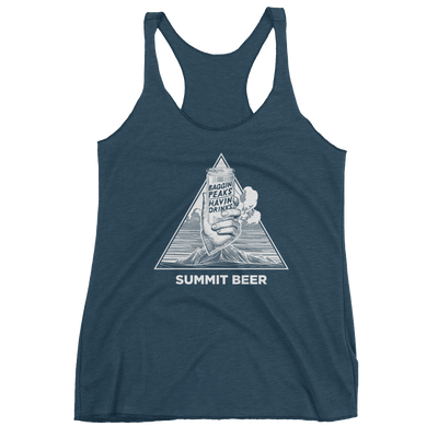 Summit Beer Women's Triblend Tank Top - INDIGO | TRVRS APPAREL