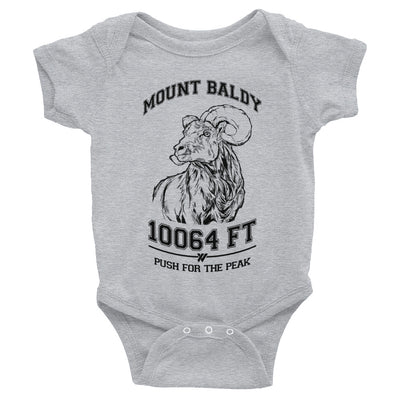 Mt. Baldy Big Horn Infant Body Suit - HEATHER | TRVRS APPAREL