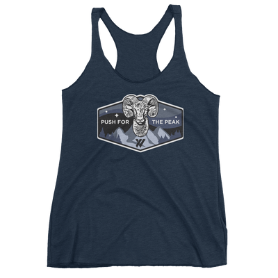 Big Horn Sheep PFTP Women's Racerback Tank Top - VINTAGE NAVY | TRVRS APPAREL