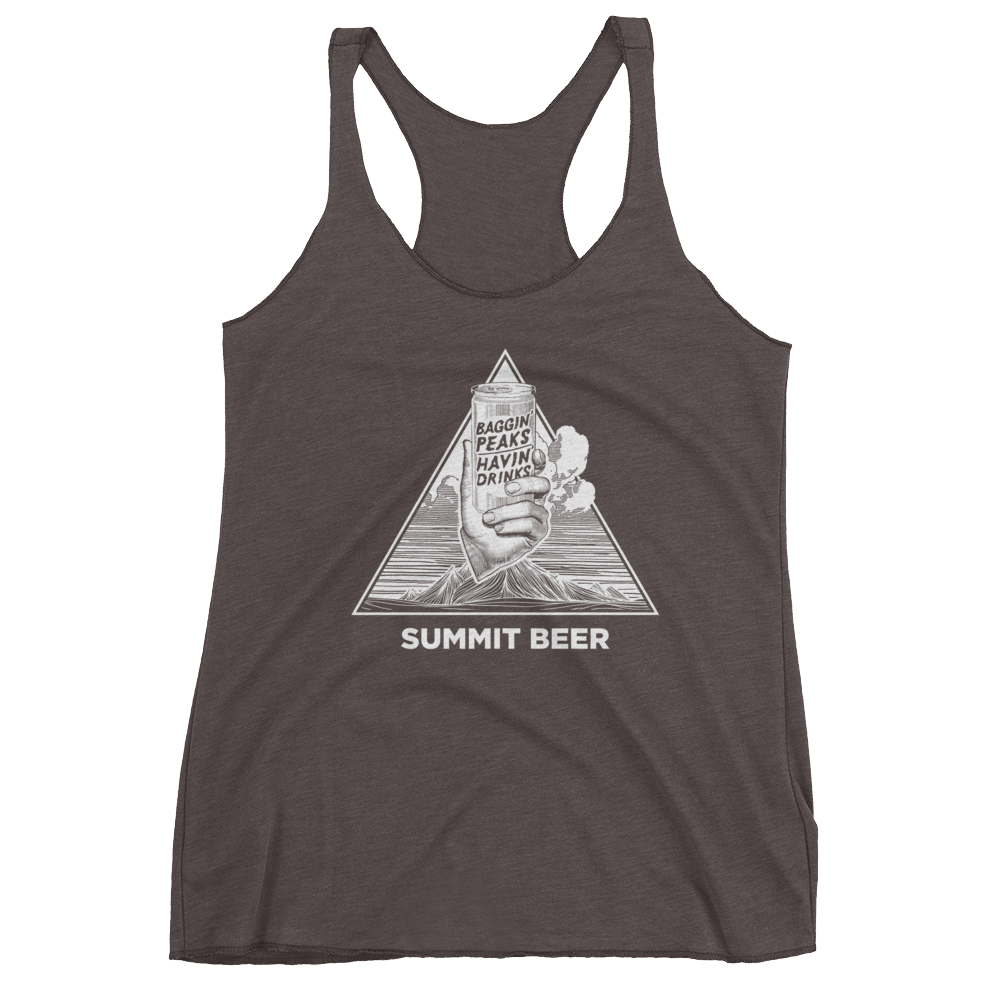 Summit Beer Women's Triblend Tank Top - MACCHIATO | TRVRS APPAREL