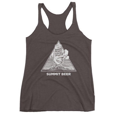 Summit Beer Women's Triblend Tank Top - MACCHIATO | TRVRS APPAREL