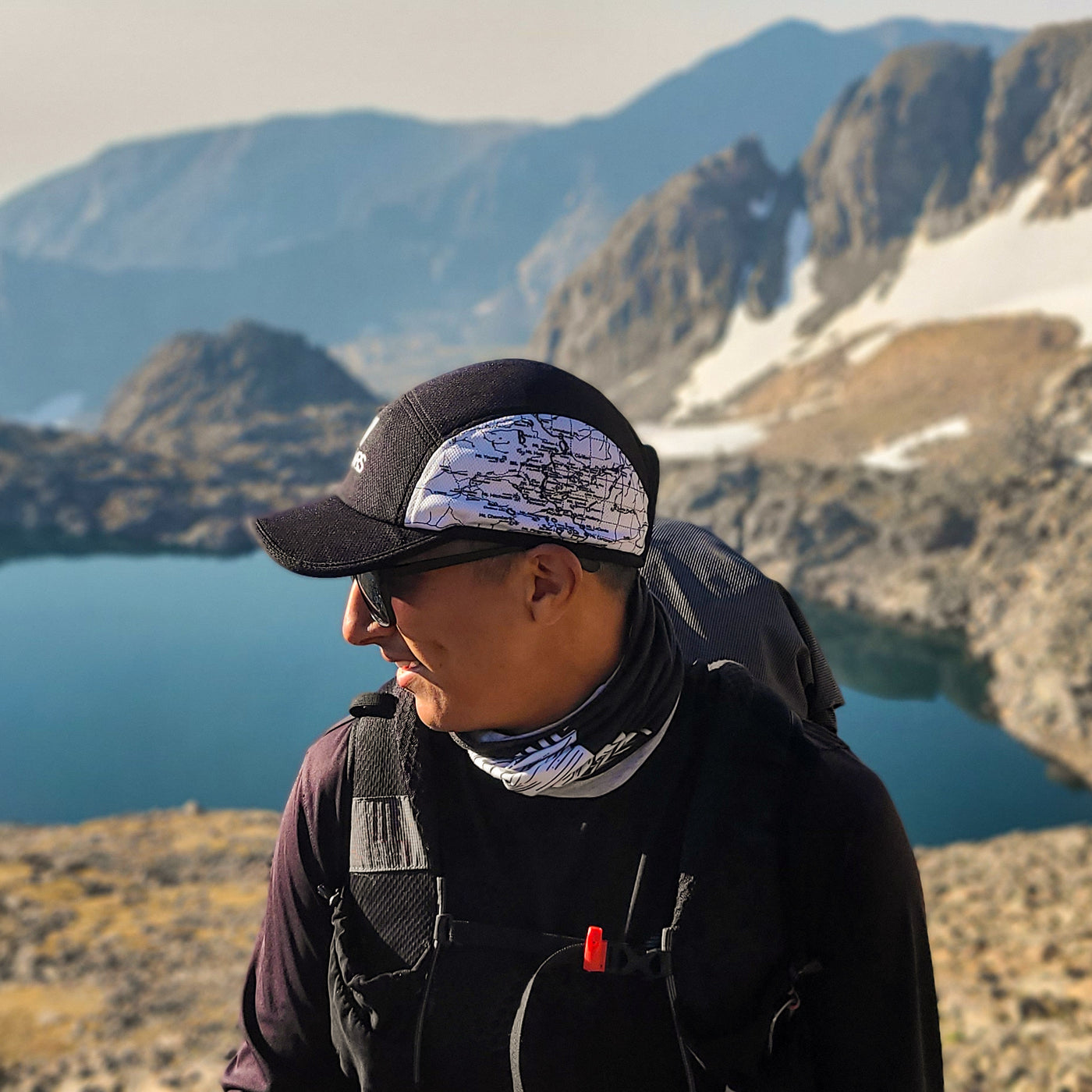 Sierra Nevada Map 5 Panel Running Cap